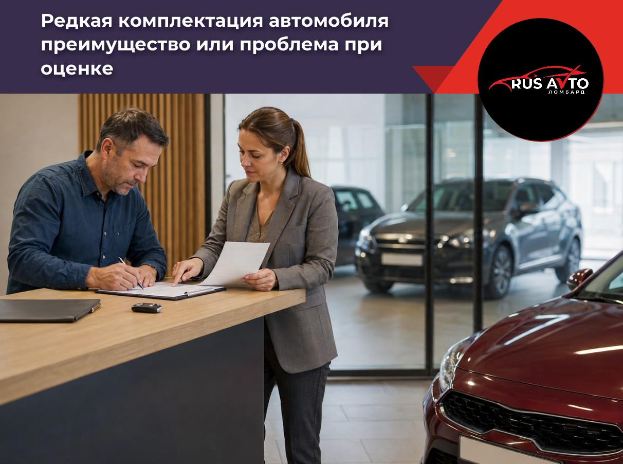 Редкая комплектация автомобиля преимущество или проблема при оценке