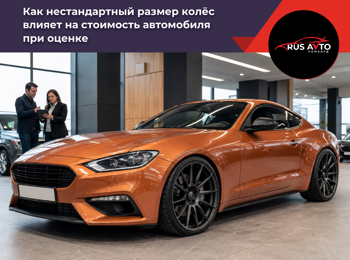Как нестандартный размер колёс влияет на стоимость автомобиля при оценке