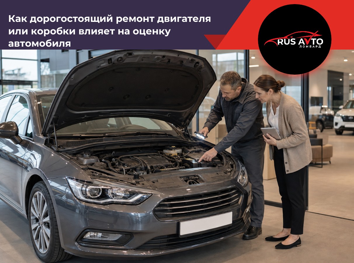 Как дорогостоящий ремонт двигателя или коробки влияет на оценку автомобиля